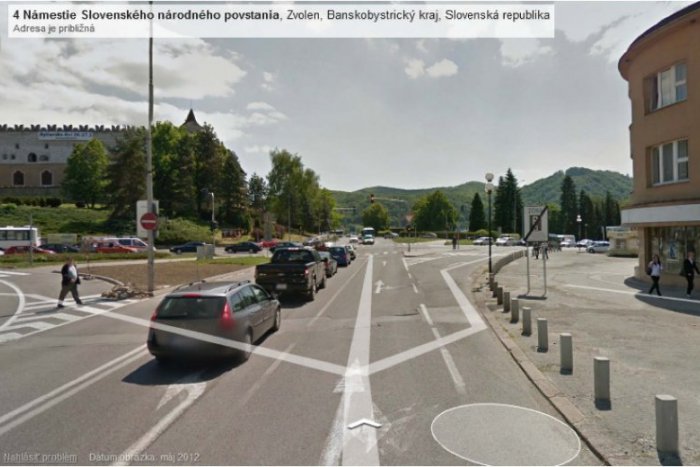 Ilustračný obrázok k článku Google spustil Street View už aj u nás: Takto nafotil Zvolen!